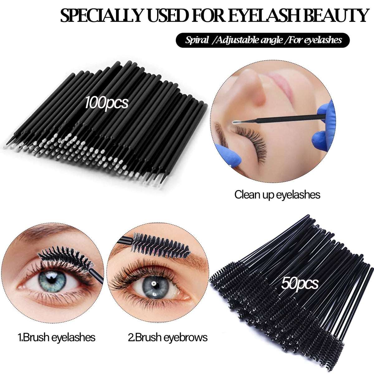 QUKLOGEN eyelash strips come in 10 pairs.