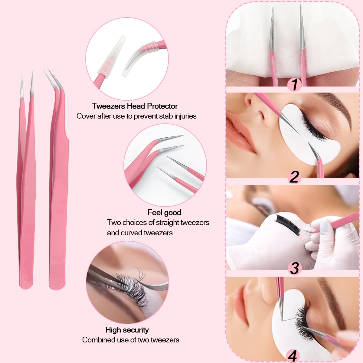 QUKLOGEN plastic narrow-mouth bottle for precise lash liquid transfer.