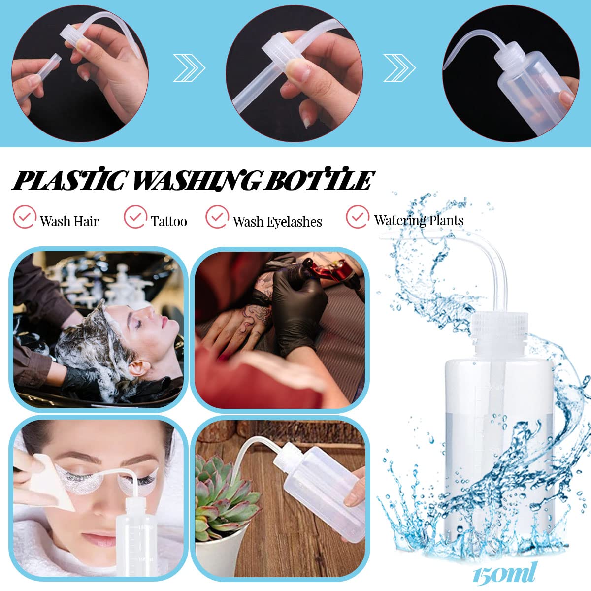 QUKLOGEN silicone pad aids hygienic lash application.