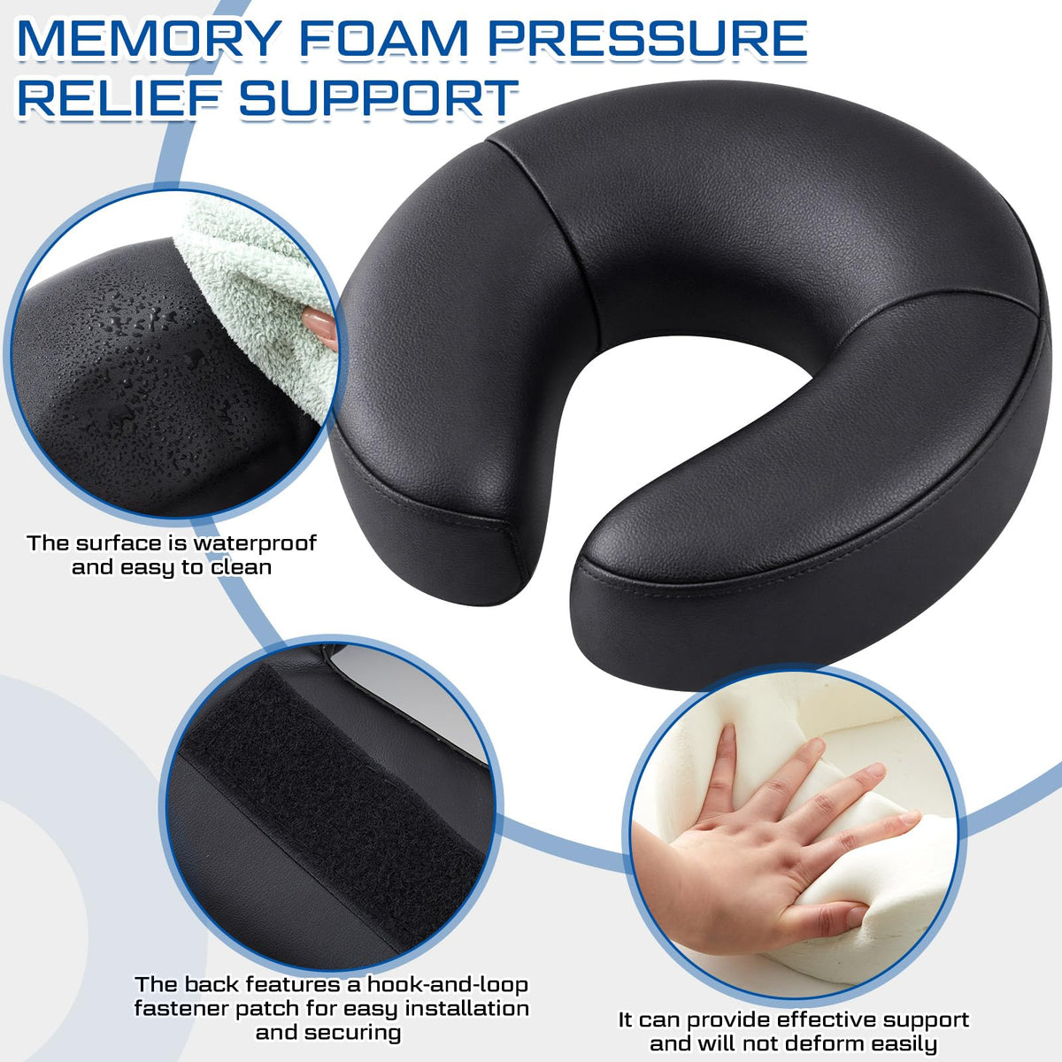 Qunclay 180-degree rotation handle enables quick height adjustments.