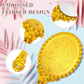 Qunclay twelve-pack vanity mirrors, portable and lightweight for travel or party favors.