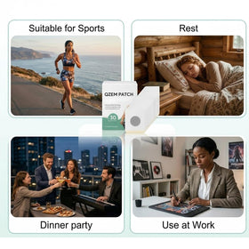 QUOLYVATE NewQZEMH body patch 3-box packaging highlights value and convenience.