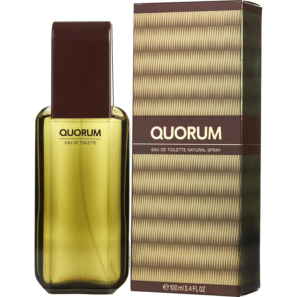 Quorum by Antonio Puig EDT spray bottle, 3.4 oz, ideal for everyday wear and lasting presence.