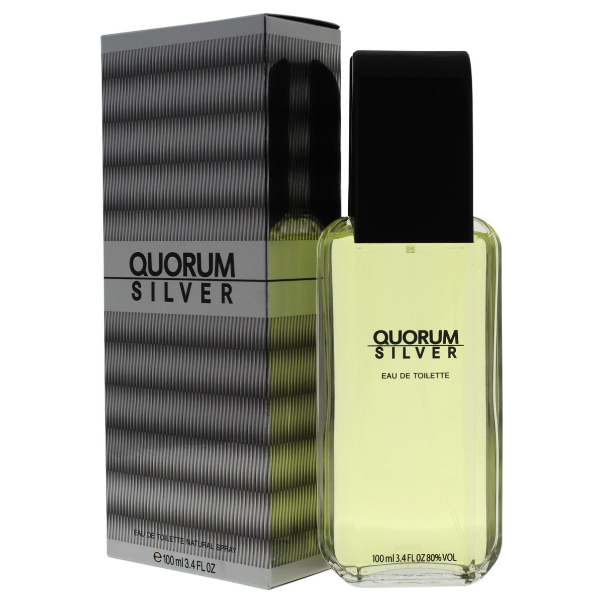 Quorum Silver compact packaging ideal for travel and easy carry.