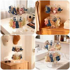 QUPIVA space-saving hair clip holder on dresser for tidy spaces