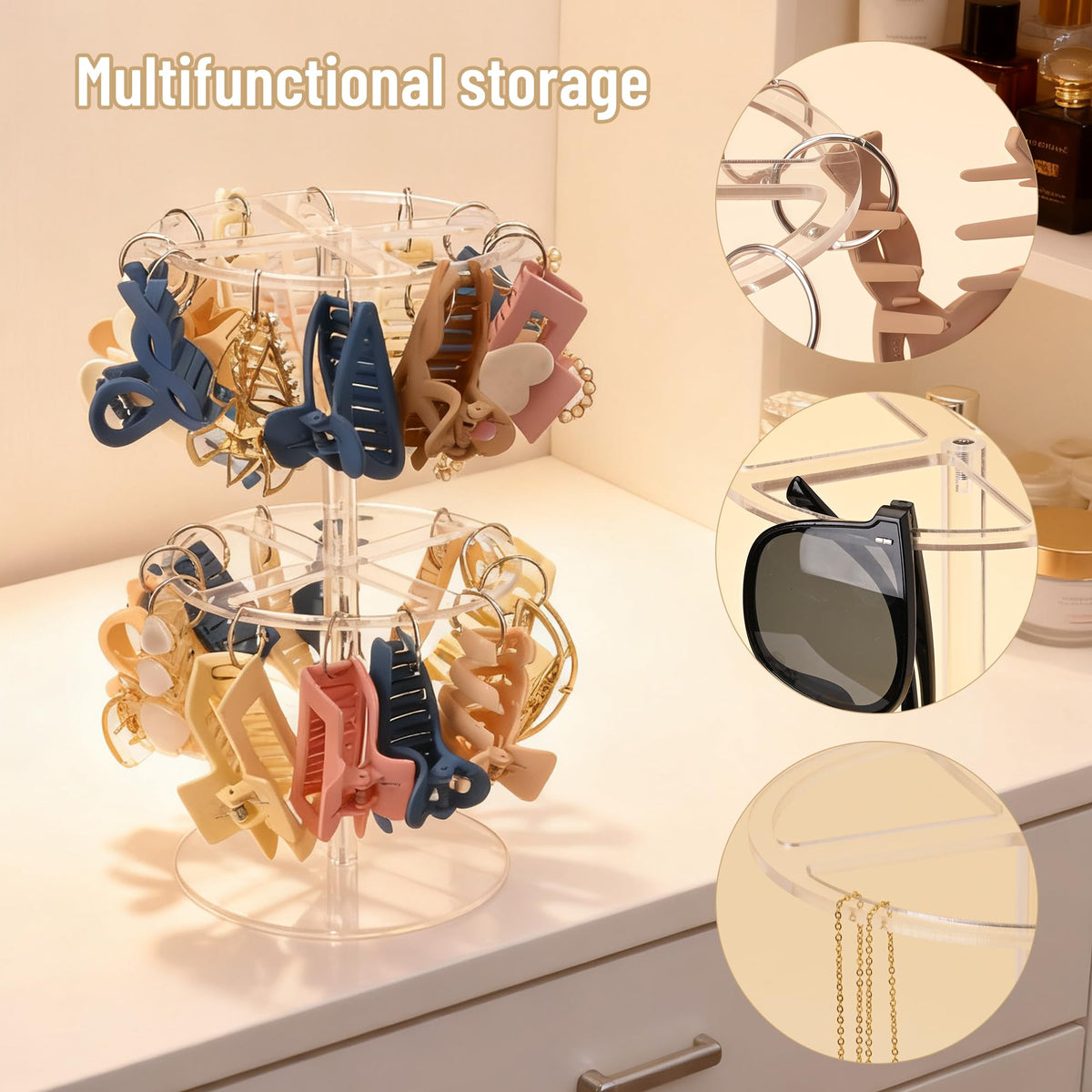 QUPIVA versatile storage for sunglasses, keys and small items