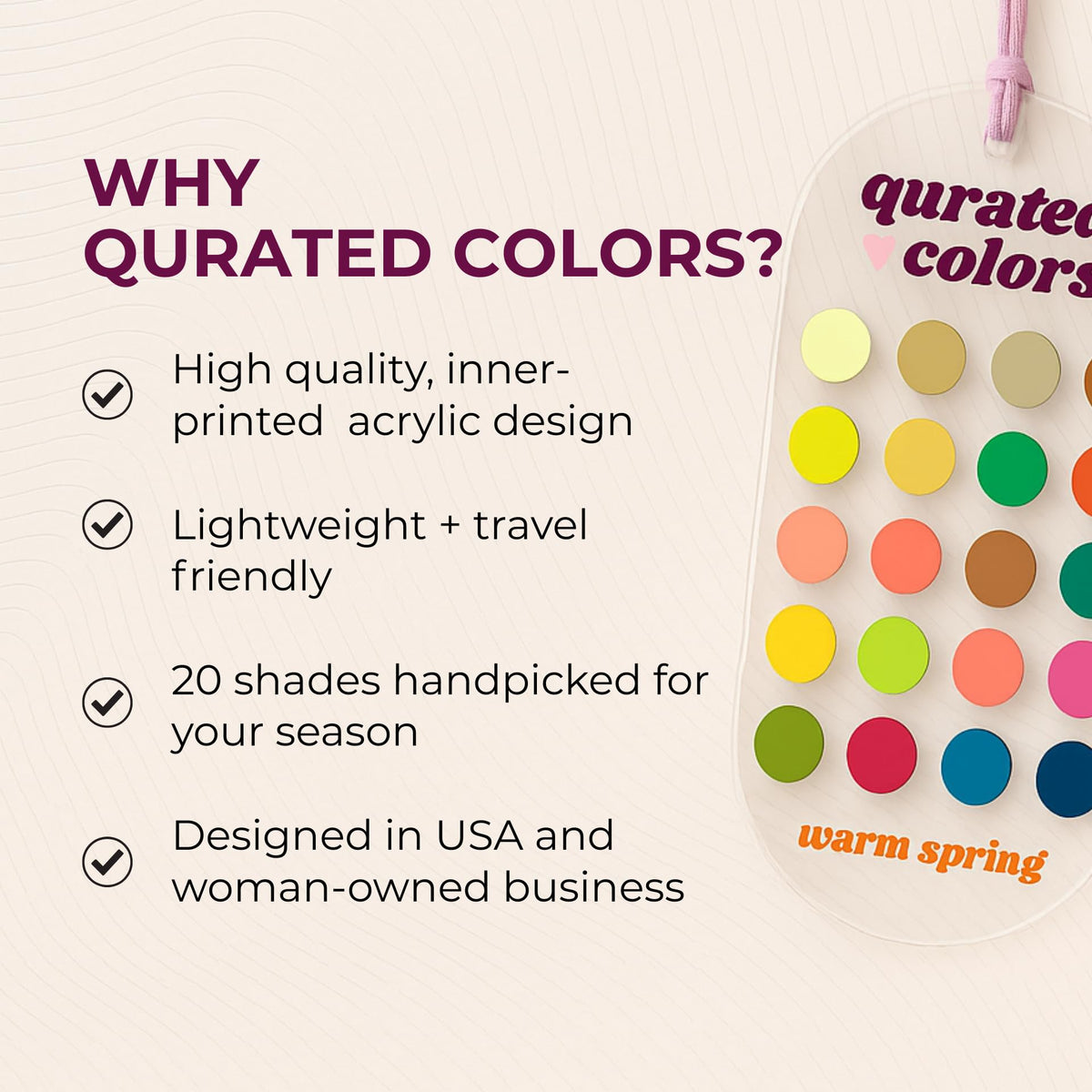 Qurated Colors soft-summer swatches highlight seasonally appropriate options.