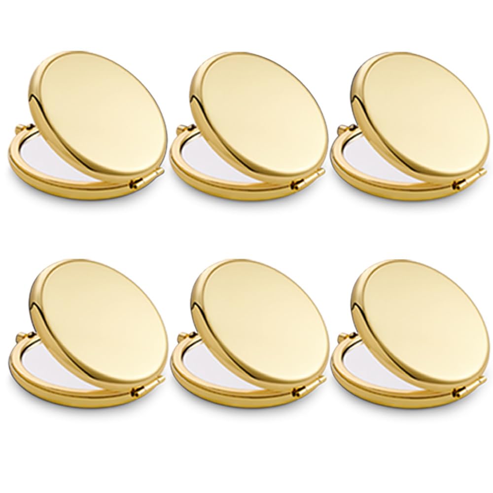 QUSTGO compact mirror 1X side for on-the-go grooming