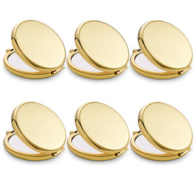 QUSTGO compact mirror 1X side for on-the-go grooming