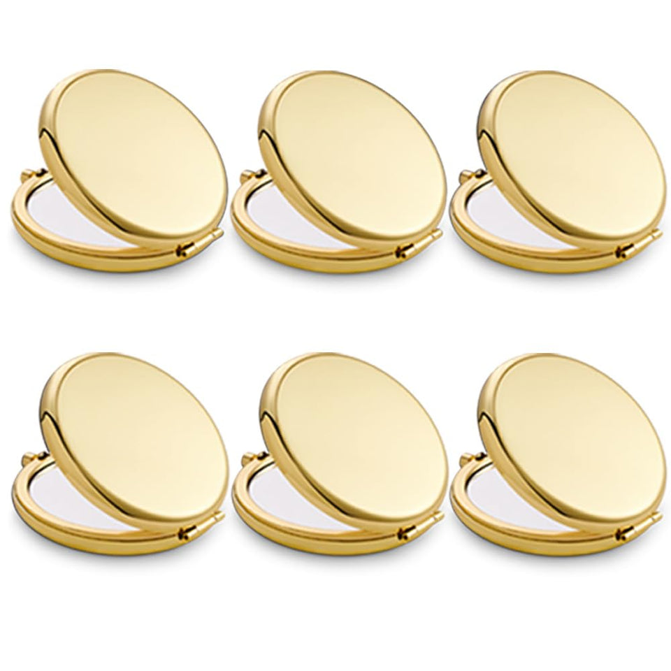 QUSTGO compact mirror 1X side for on-the-go grooming