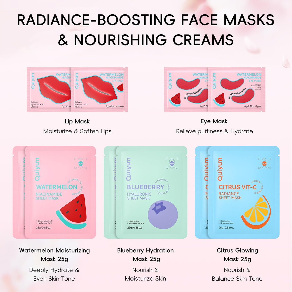 QUIYUM Avocado fruit mask soothes and nourishes dry skin