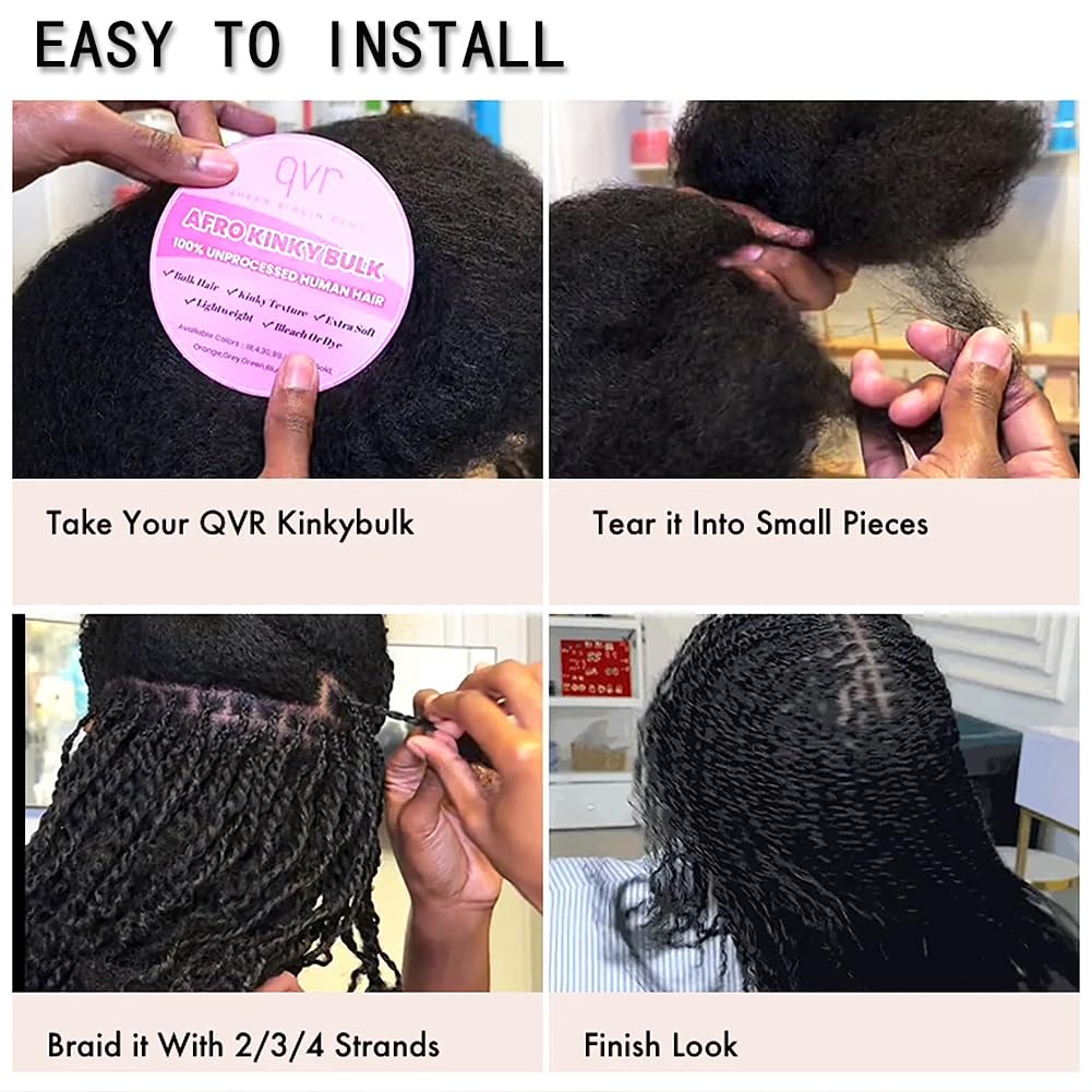 QVR soft texture hair feels smooth during installation and styling.
