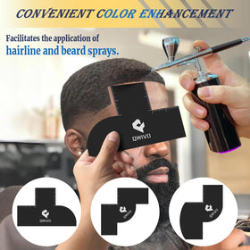 Qwivo Pro 3-Pack color spray use with blur-free edges.