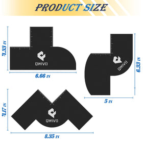 Qwivo Pro 3-Pack matte washable surface withstands repeated cleanings.