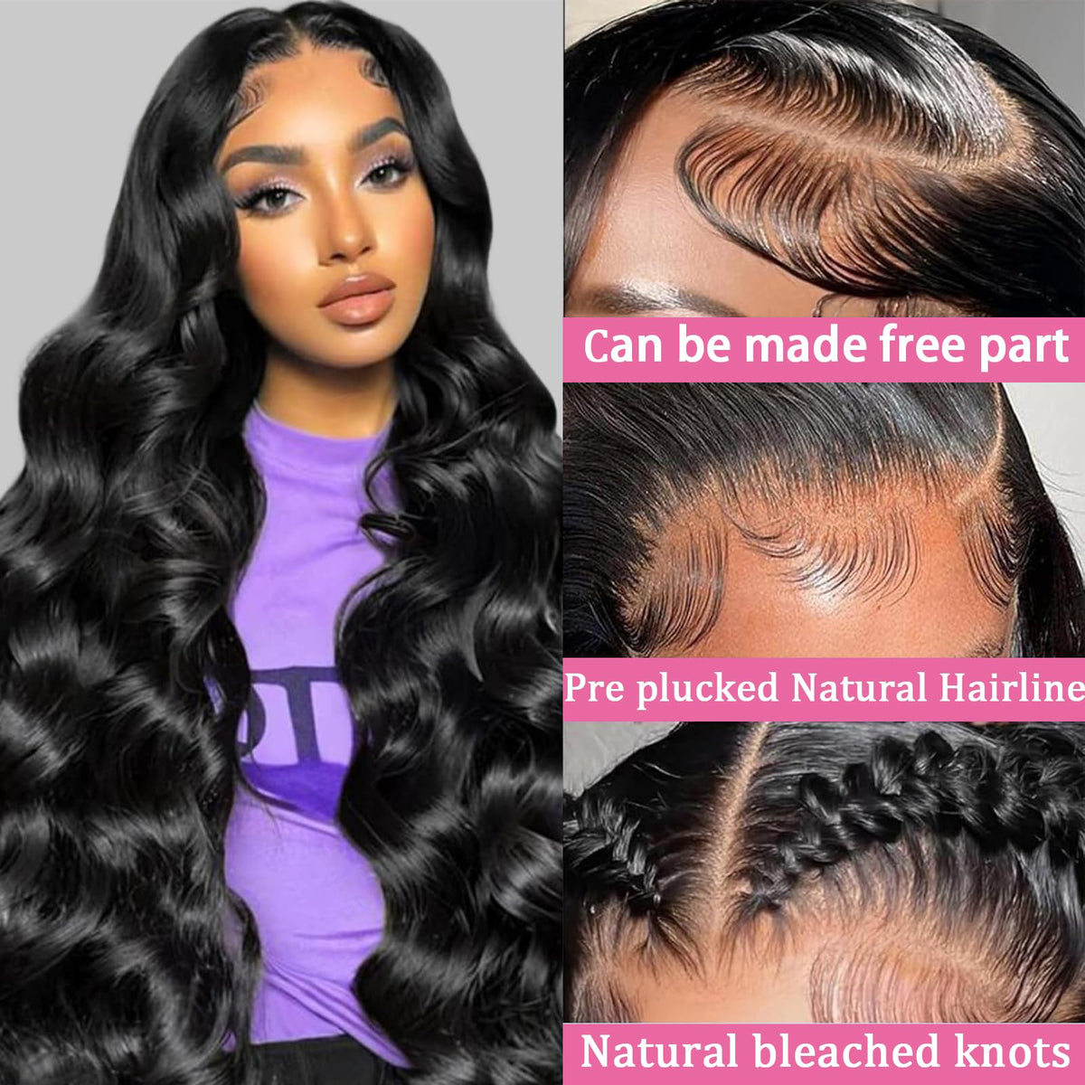 QZOQZO body wave texture adds soft, voluminous movement
