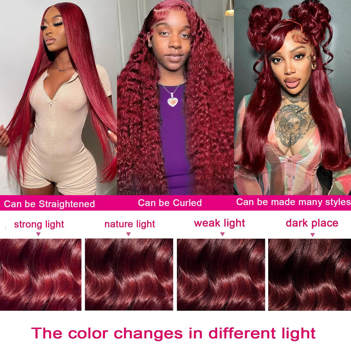 QZOQZO glueless wig with expansive lace area for flexible styling