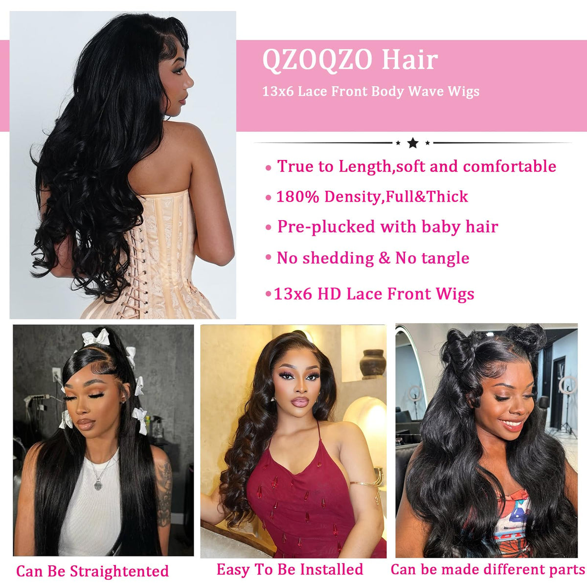 QZOQZO HD lace transparency blends invisibly with skin