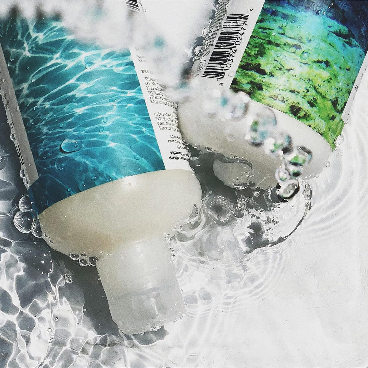 After-shampoo routine with Atlantis conditioner for enhanced moisture.