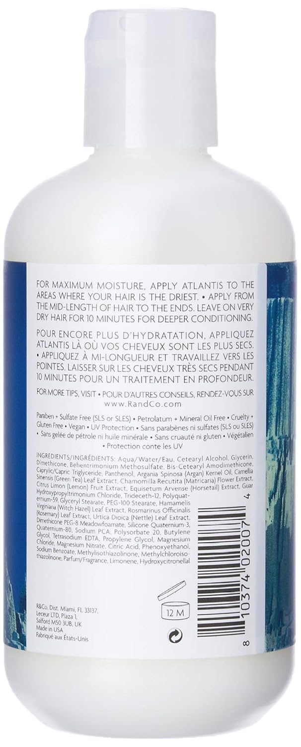 Application of Atlantis conditioner to the driest areas for targeted moisture.