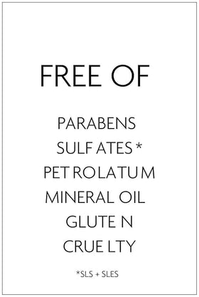 Close-up of Atlantis label highlighting nourishing ingredients and moisture complex.