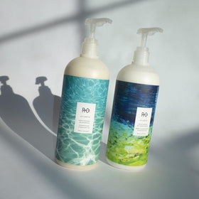 R+Co Atlantis label emphasizes vitamin and mineral infusion for strength.