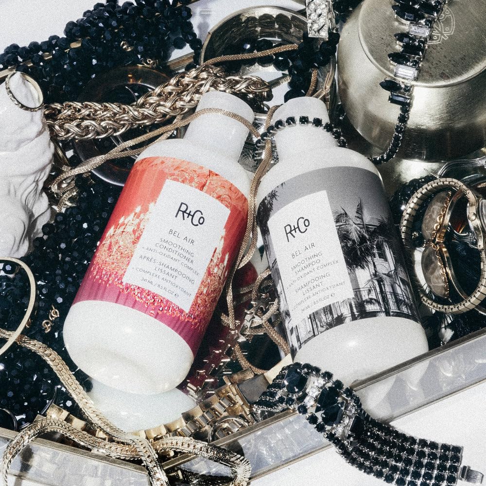 R+Co Bel Air fragrance finish packaging highlights salon-quality scent and freshness