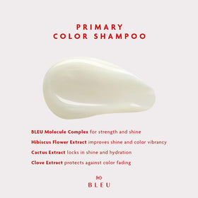 R+Co BLEU color-vibrancy close-up emphasizing preserved hue and depth.
