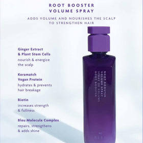 BLEU bottle mist demonstrates gel-to-liquid formula for lasting body