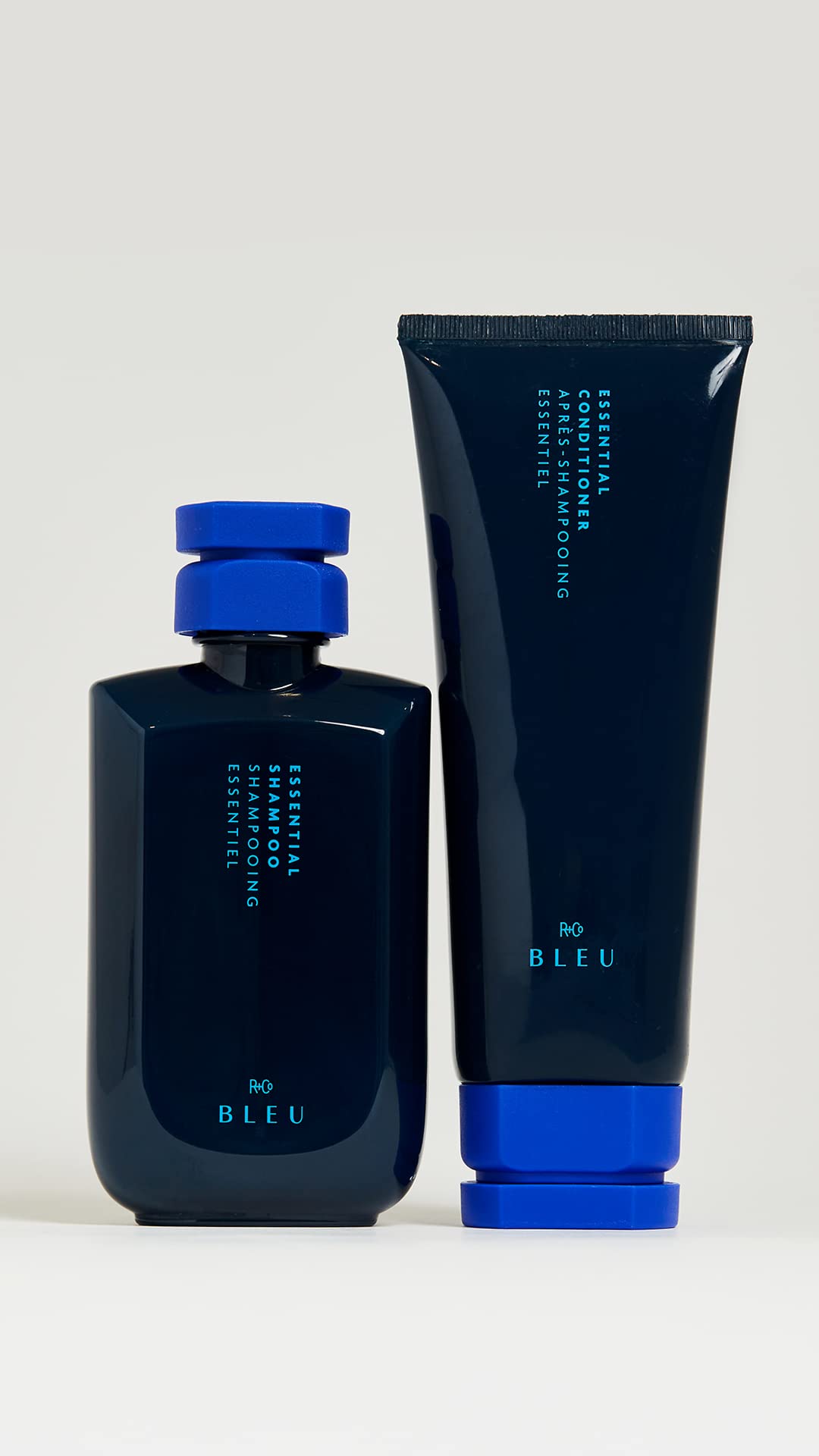 R+Co BLEU conditioner texture swatch reveals creamy, lightweight moisture