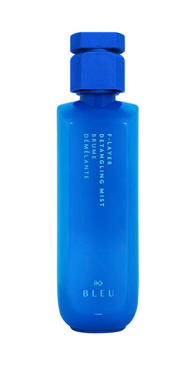 R+Co BLEU F-Layer Detangling Mist bottle, effortless detangling and frizz control.