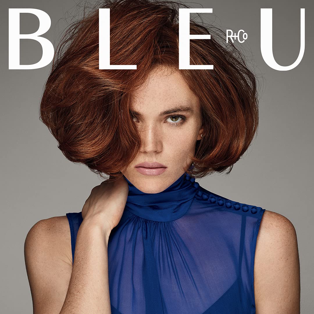R+Co BLEU mousse texture during application for even, lasting hold