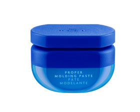 R+Co BLEU Proper Molding Paste packaging shown for quick daily styling
