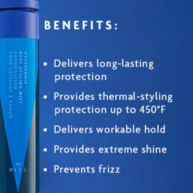 Hypersonic provides soft hold without stiffness on finished hair.