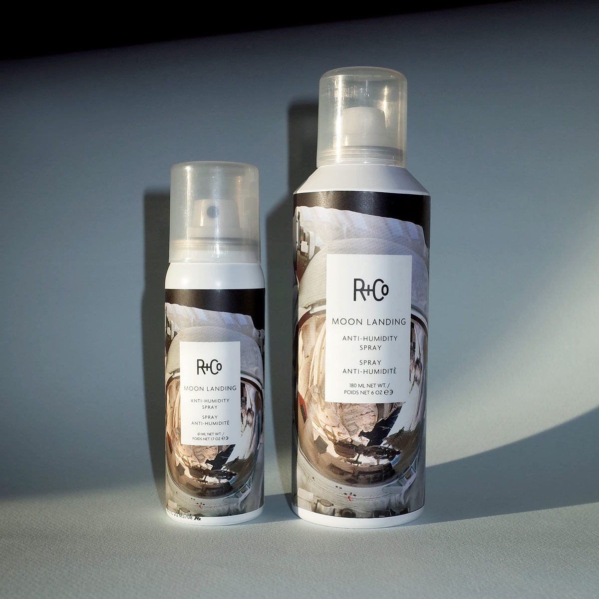 R+Co Moon Landing creates a satin finish with flexible hold.