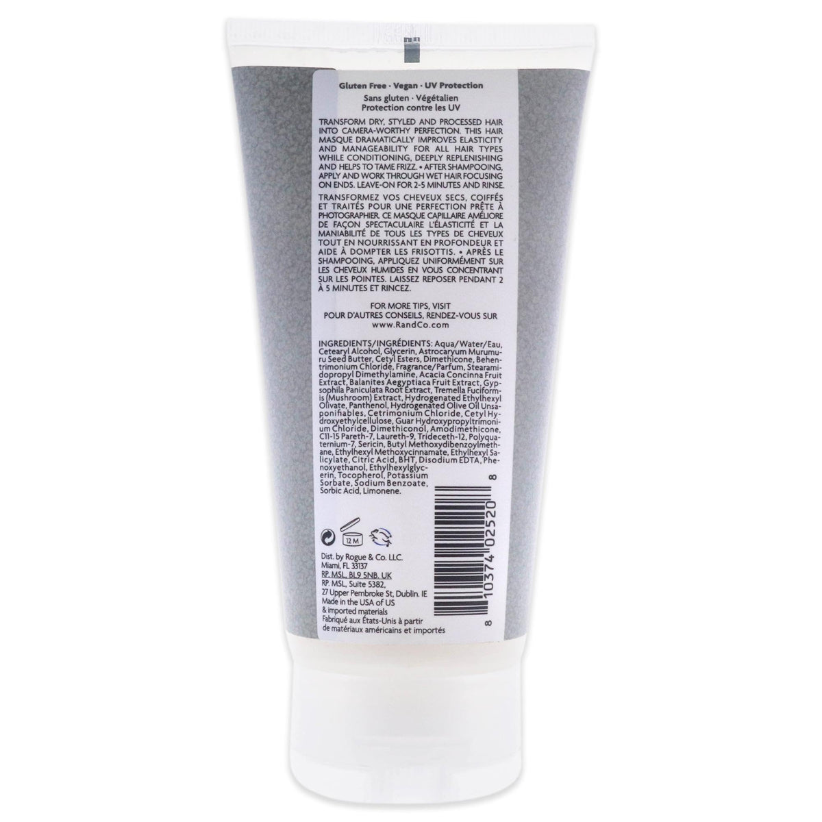 R+Co TELEVISION Perfect Hair Masque texture close-up hints detangling and silkiness.