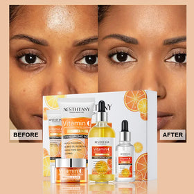 R RadiantRise gift set box presents a premium skincare gift option.