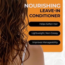 Close-up of Batana Oil Leave-In cream texture showing deep hydration and frizz control.