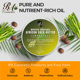 RA COSMETICS hair care use ends smoothing closeup.