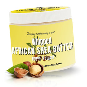 RA COSMETICS Pure Shea Butter 12oz jar delivers deep hydration for dry skin
