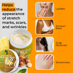 RA COSMETICS Pineapple aroma enhances daily self-care routine.