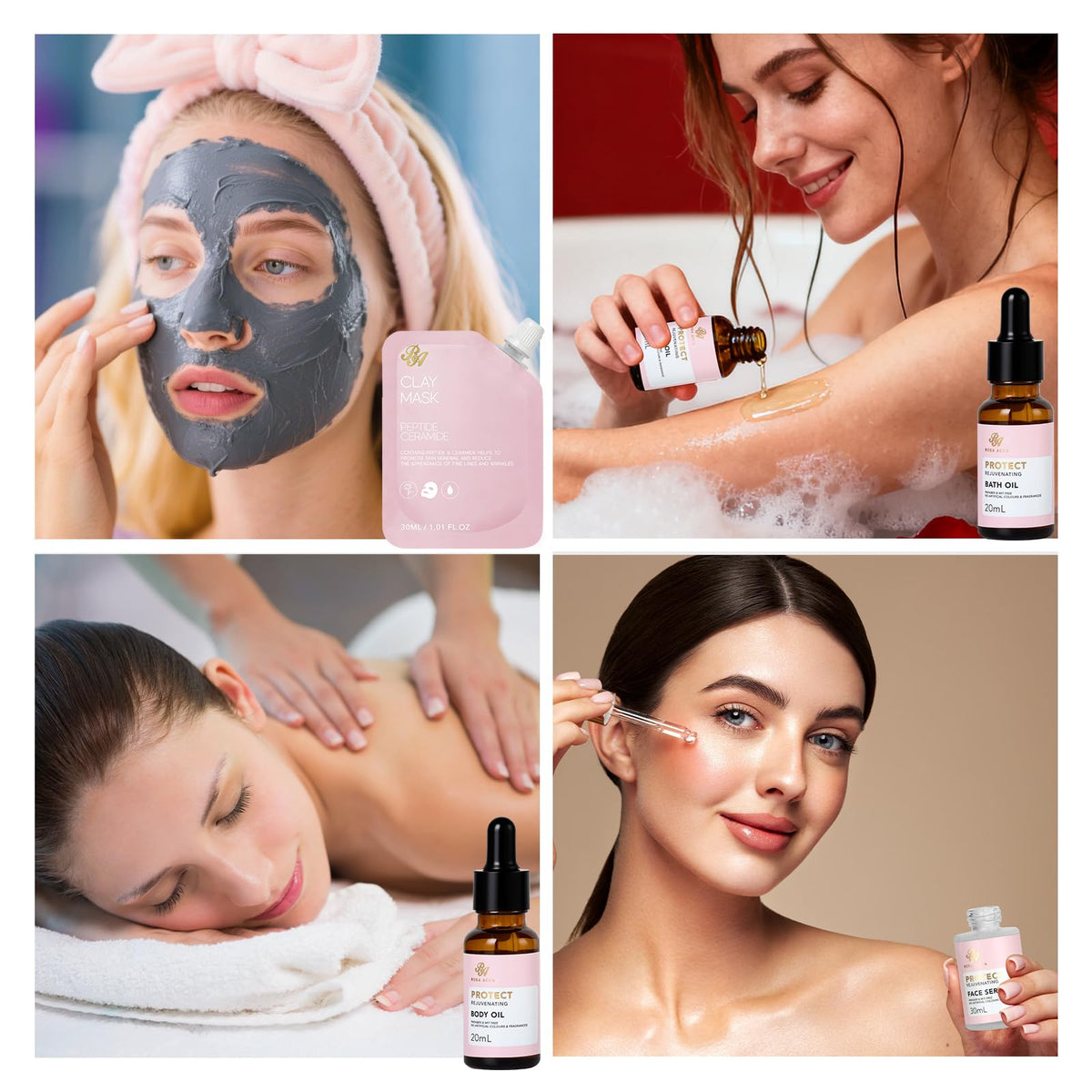 RA ROSA ACCA Bath oil 20ml for soothing bath time rituals.