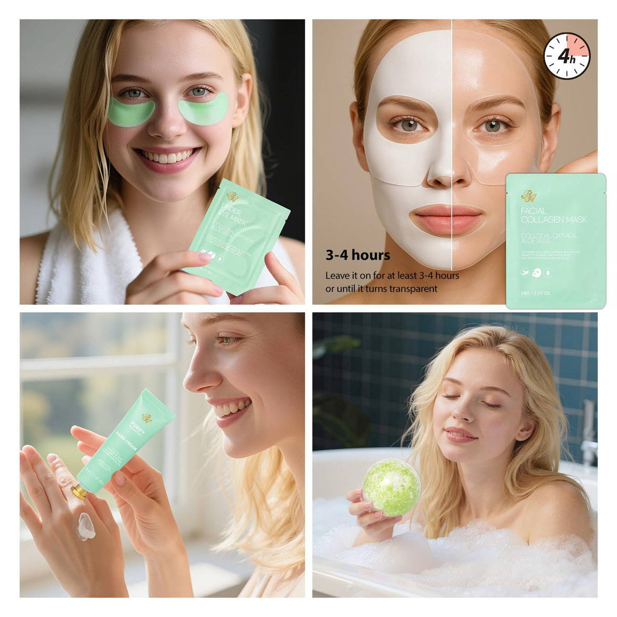 RA ROSA ACCA face gel mask 2pcs for pore refinement