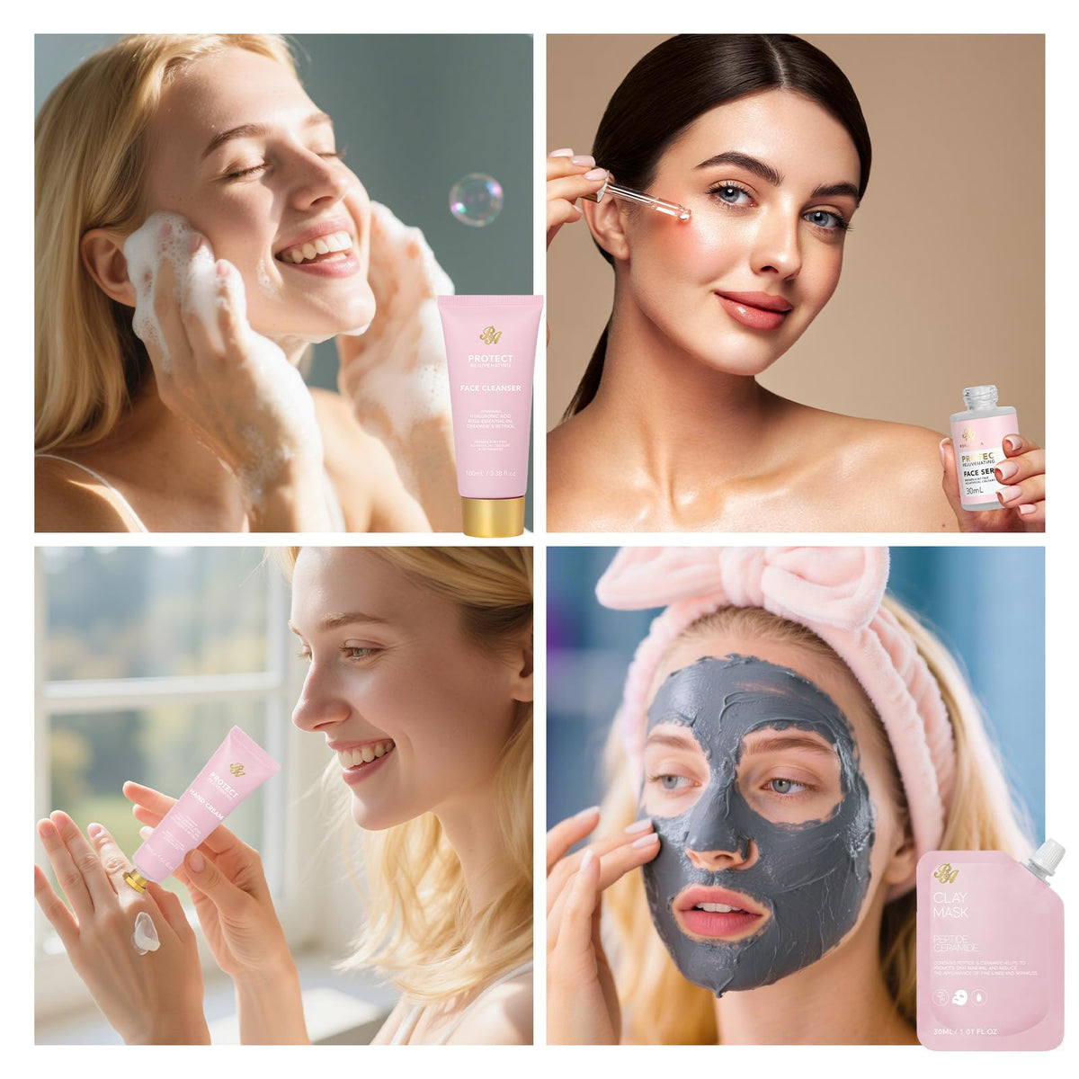 RA ROSA ACCA Gel Face Masks Two Pieces soothe and refresh skin