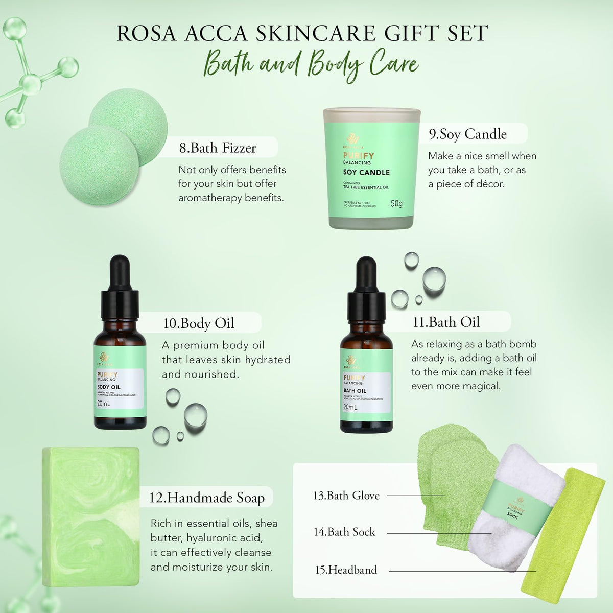 RA ROSA ACCA face serum bottle for brightening radiance