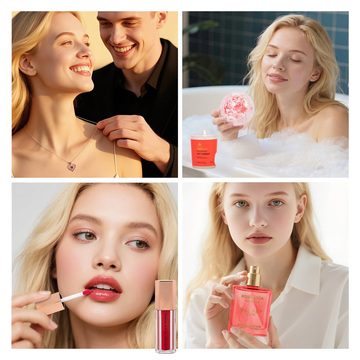RA ROSA ACCA serums collection with rose and hyaluronic acid for glow