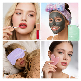 RA ROSA ACCA sheet masks arranged for spa-at-home facial pampering