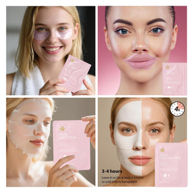 RA ROSA ACCA gel lip mask for hydrated, plump lips.