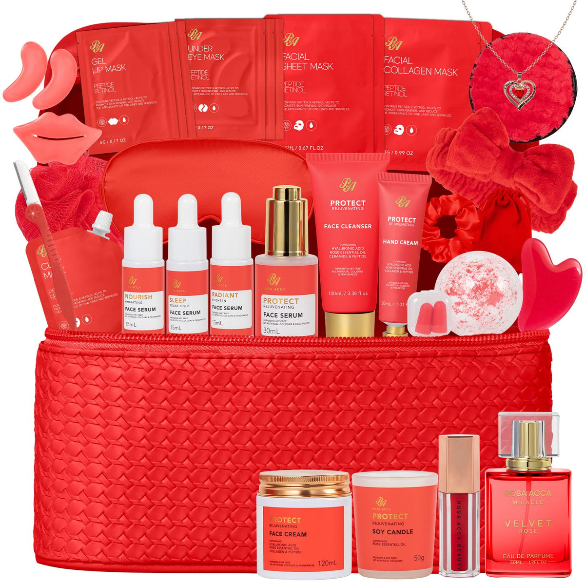 RA ROSA ACCA gift set box offers a luxurious self-care experience
