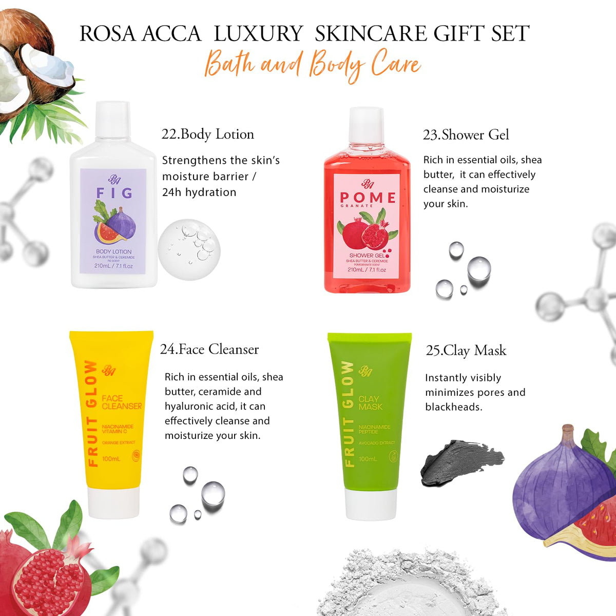 RA ROSA ACCA lip gloss in stylish tube for easy shine