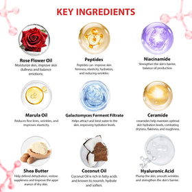 RA ROSA ACCA lip gloss and lip mask, glossy hydration